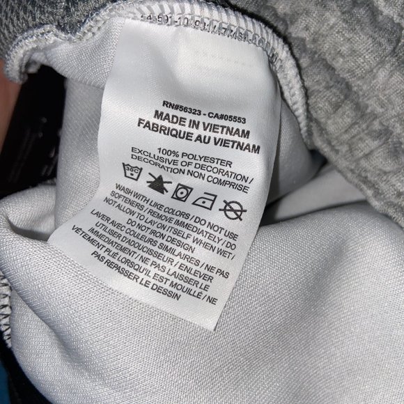 Nike Golden State Warriors NBA Team Issue Practice Gray Sweat Pants Mens 2XL - Picture 9 of 10